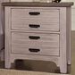 Viceray Collections Bungalow 2 Drawer Nightstand in Dover Grey and Folkstone, , large