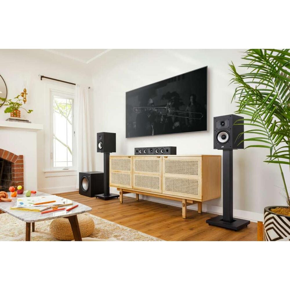Polk Audio Large Bookshelf Speakers in Black &#40;Pair&#41;, , large