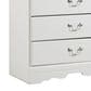 Ashley Anarasia 5-Piece Full Bed Room Set in White, , large