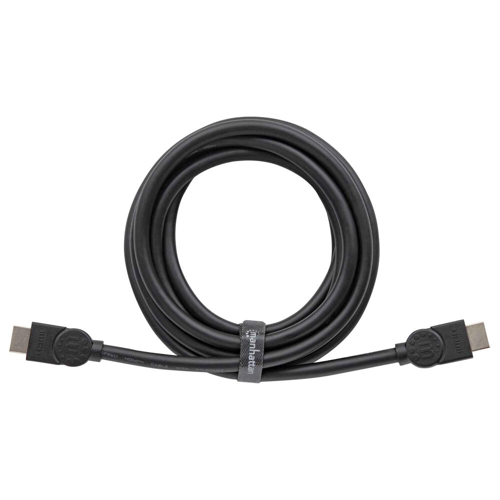 Manhattan 6" Premium High Speed HDMI Cable with Ethernet in Black, , large