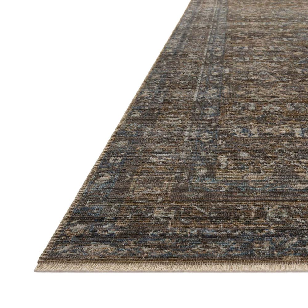 Loloi Heritage 2&#39; x 3&#39; Lagoon and Tobacco Area Rug, , large