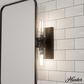 Hunter Lenlock 22" 2-Light Vanity with Seeded Shade in Noble Bronze, , large