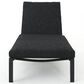 Noble House Navan Patio Chaise Lounge in Dark Gray, , large