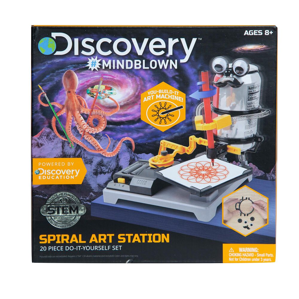 Discovery Mindblown Kids DIY Spiral Art Station, , large