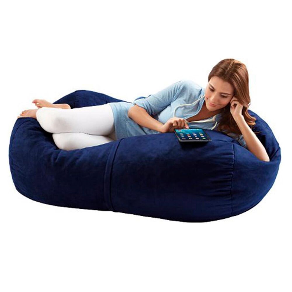 Jaxx 4&#39; Lounger Bean Bag in Navy, , large
