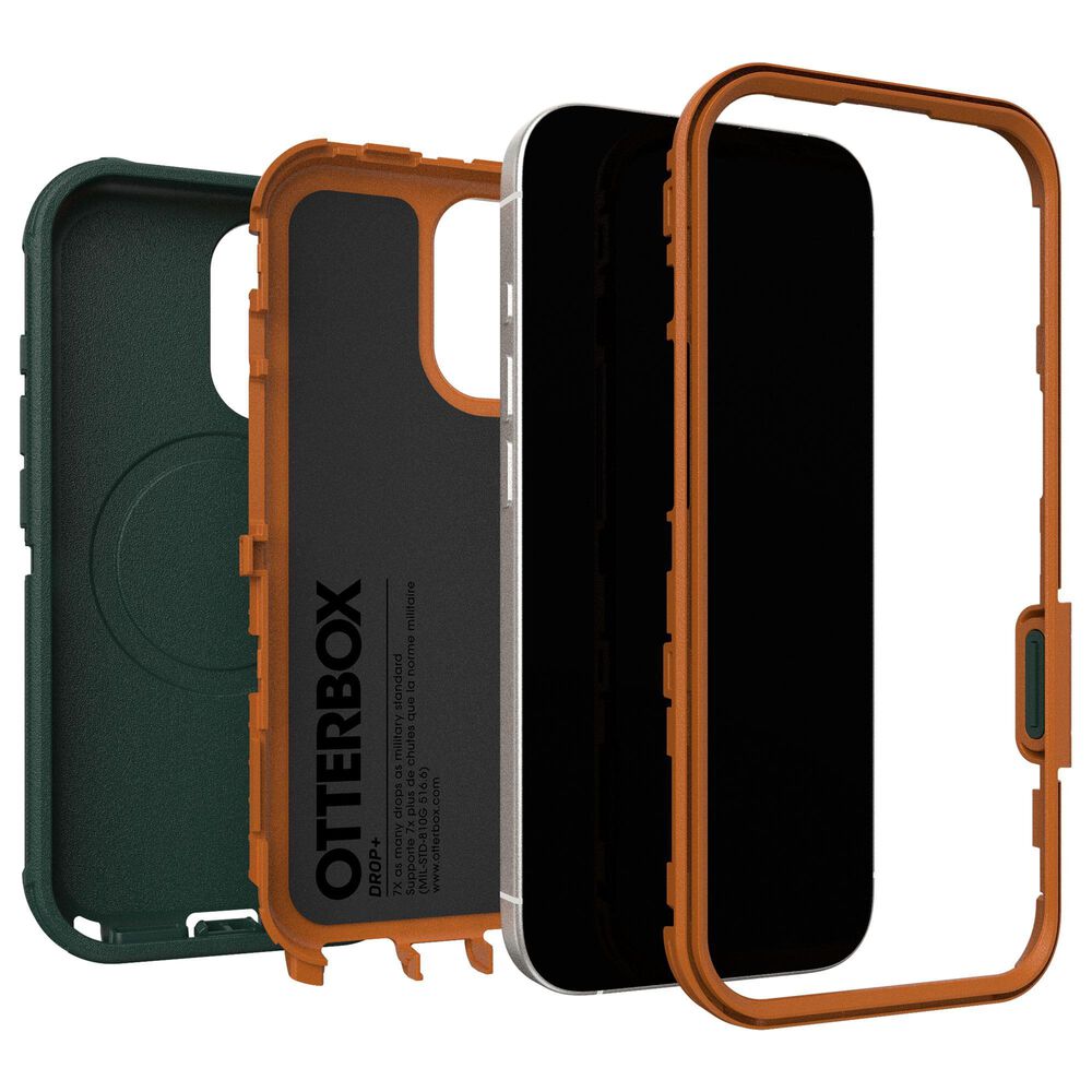 OtterBox Defender Pro MagSafe Case for iPhone 17 in Green Intrigue, , large
