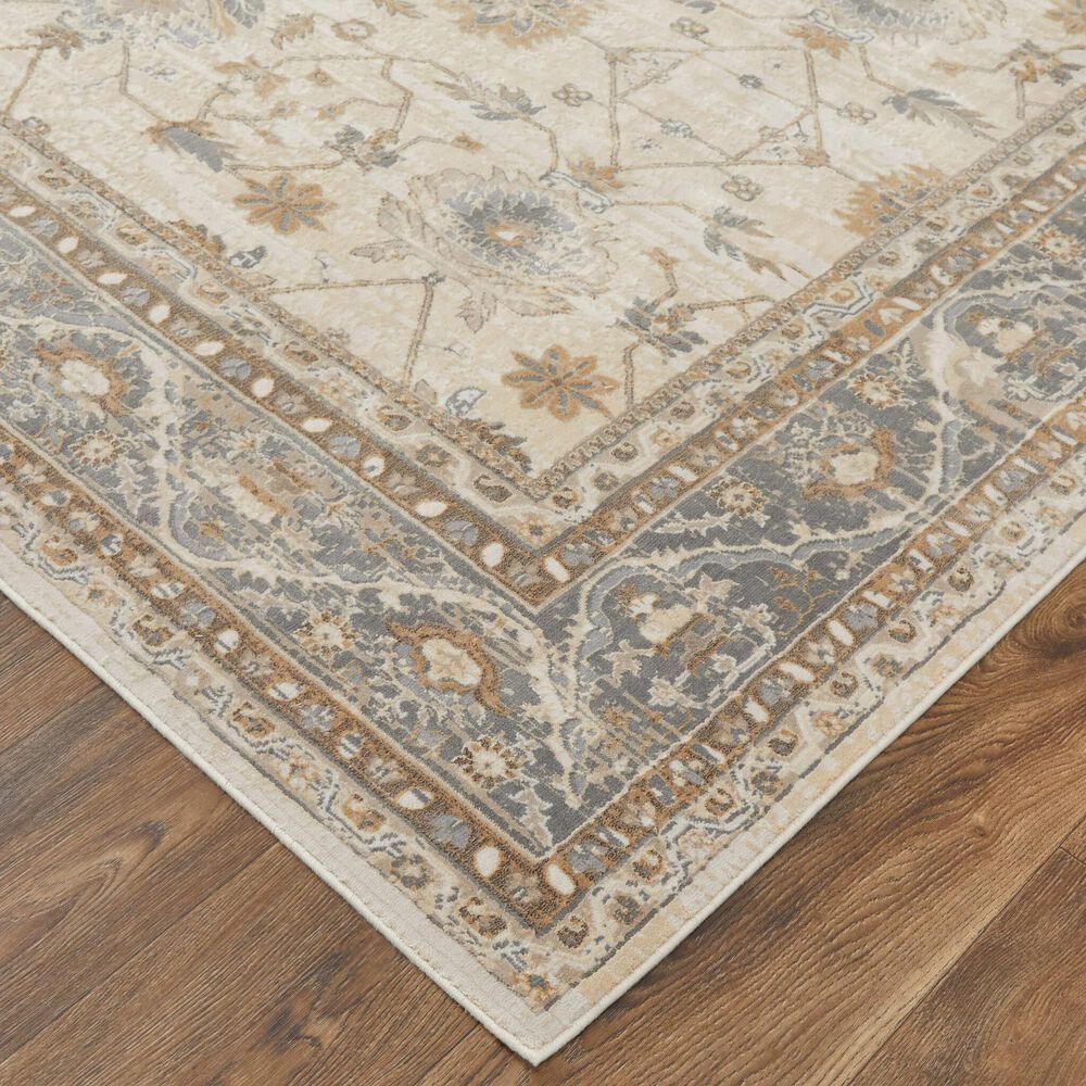 Feizy Celene 39KVF 7&#39;9&quot; x 10&#39; Beige and Gray Area Rug, , large
