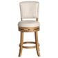 Richlands Furniture Santa Clara II Wood and Upholstered Swivel Counter Stool, , large