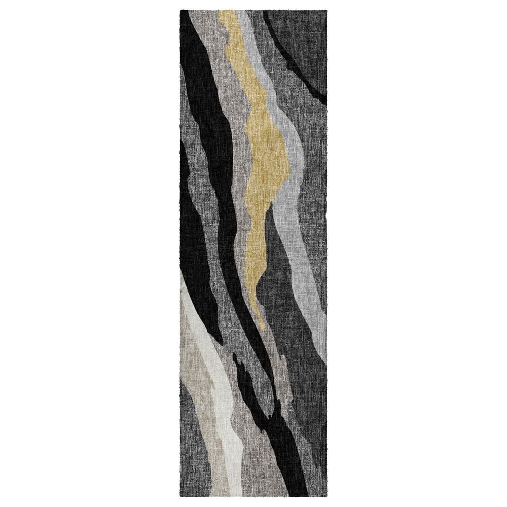 Dalyn Rug Company Lorenzo LN4 Black 2"3" x 7"6" Runner, , large
