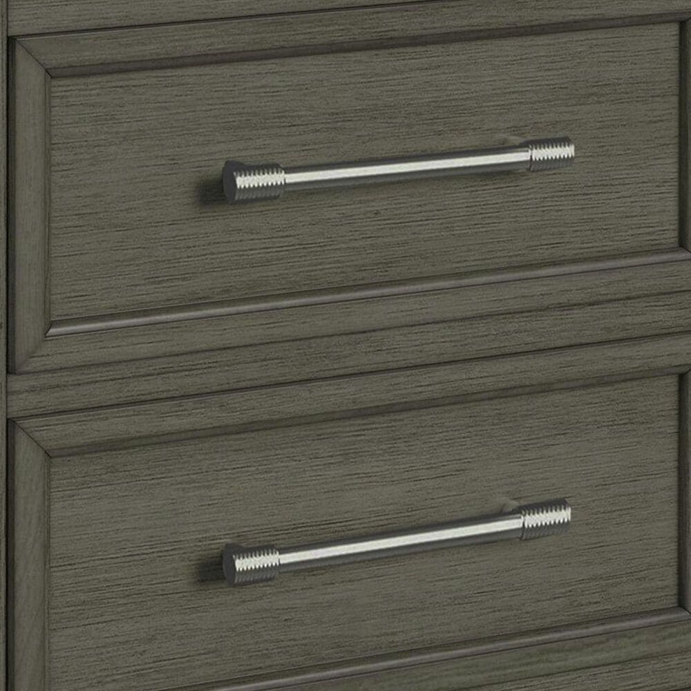 Mayberry Hill Canterbury King Storage Bed with Two Nightstands in Grey, , large