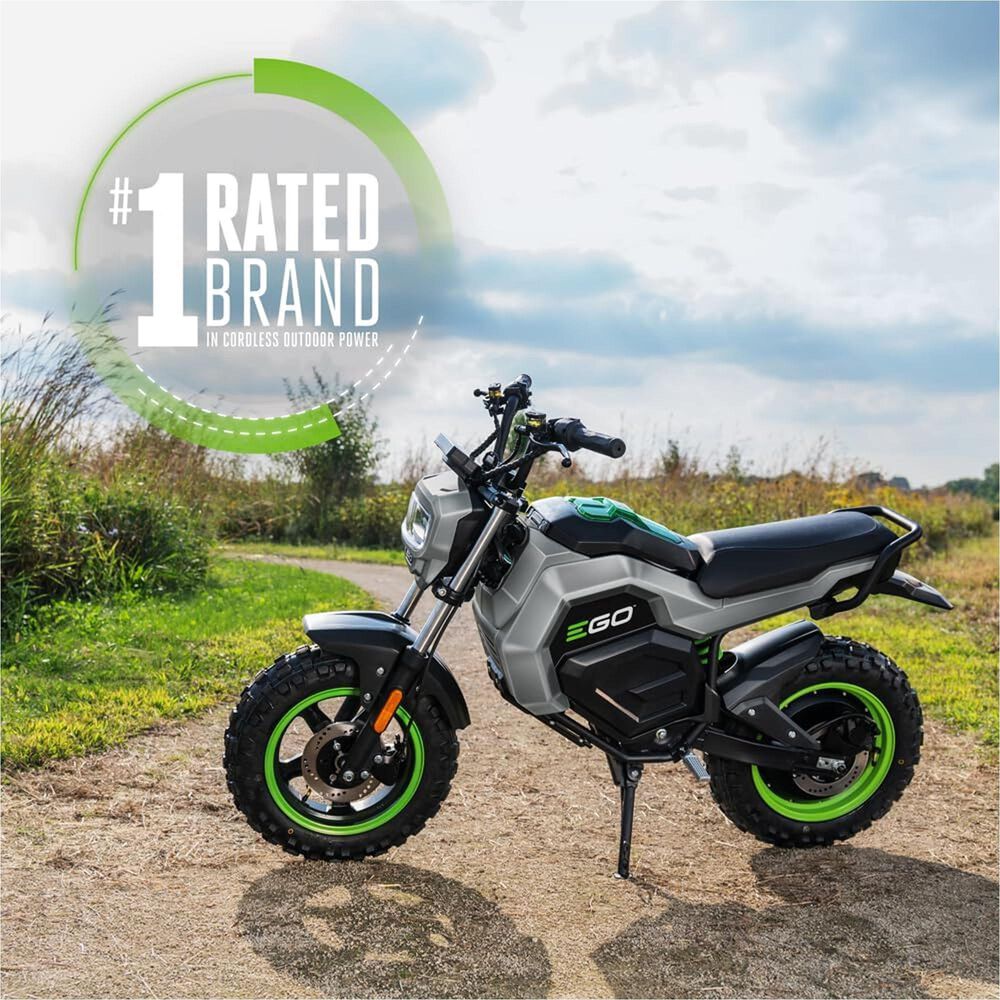 EGO Mini-Bike in Gray with 7.5Ah Battery 2-pk and Dual-Port Charger, , large