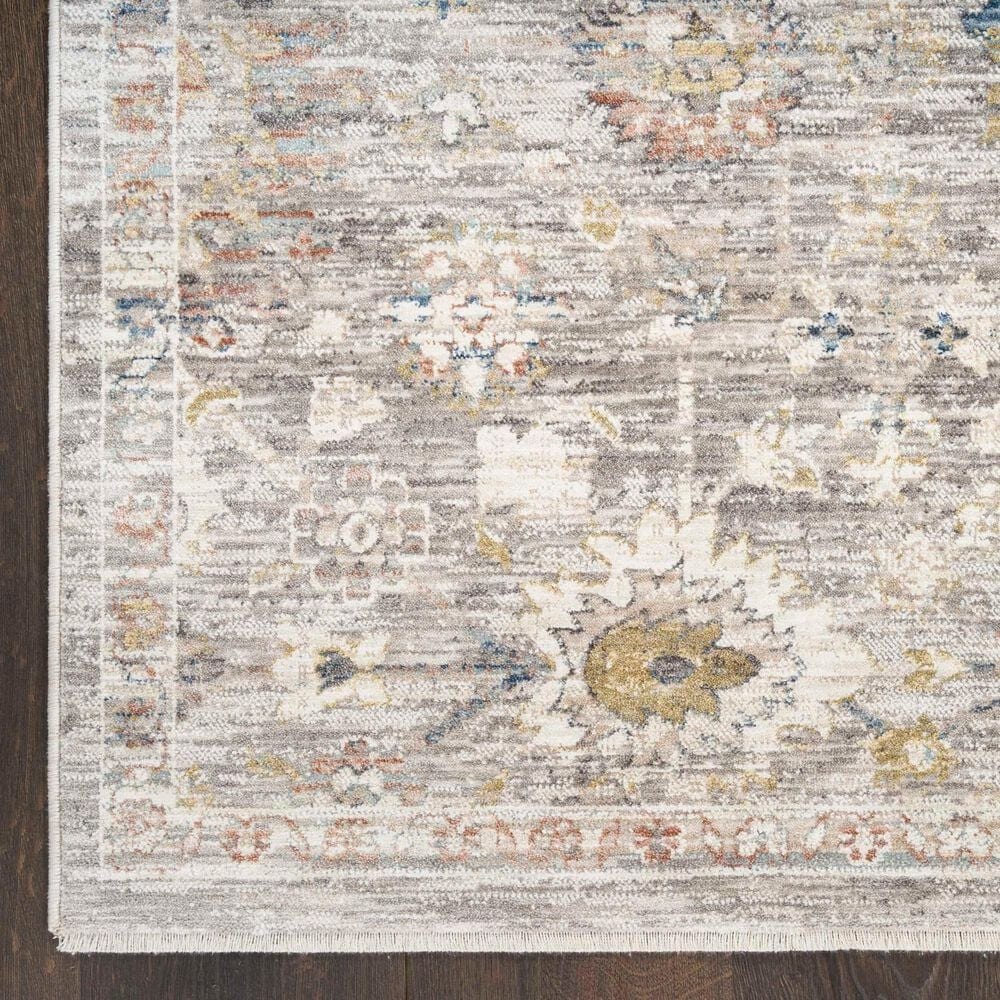 Nourison Antique Fusion Grey 5'3" x 7'10" Area Rug, , large
