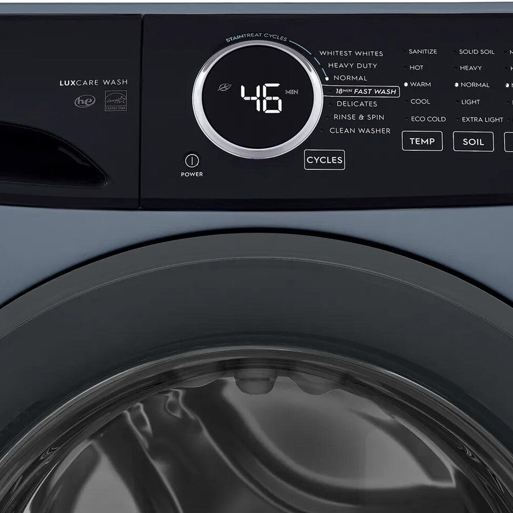 Electrolux 400 Series 4.5 Cu. Ft. Front Load Washer and 8 Cu. Ft. Electric Dryer Laundry Pair in Denim Blue, , large