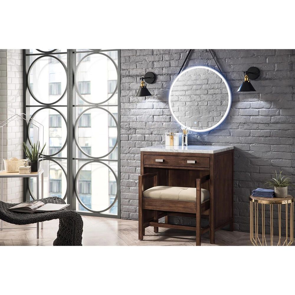 James Martin Vanities Addison 30&quot; Freestanding Countertop Unit Base Only in Mid Century Acacia, , large