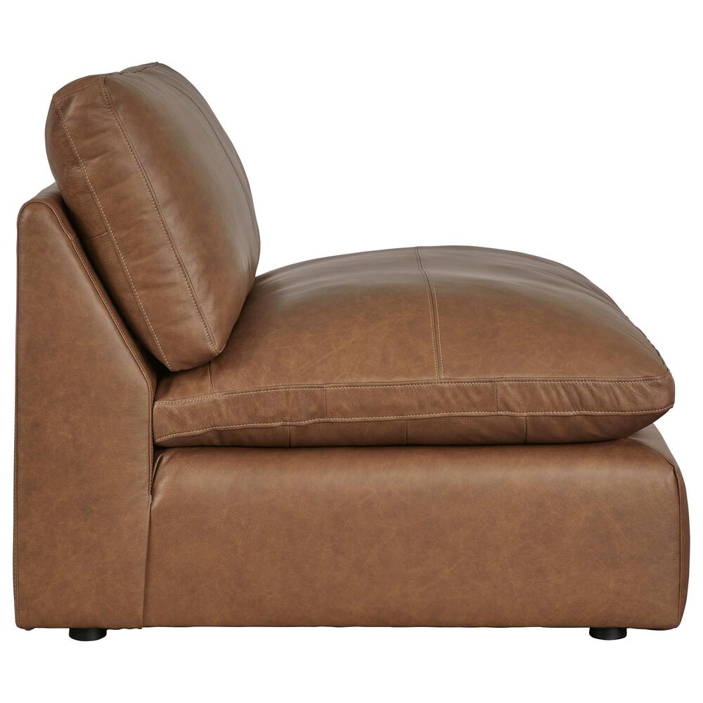 Ashley Emilia 4-Piece Stationary Reversible Sectional in Caramel, , large