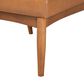 Baxton Studio Daymond Side Chair with Tan Faux Leather in Walnut Brown, , large
