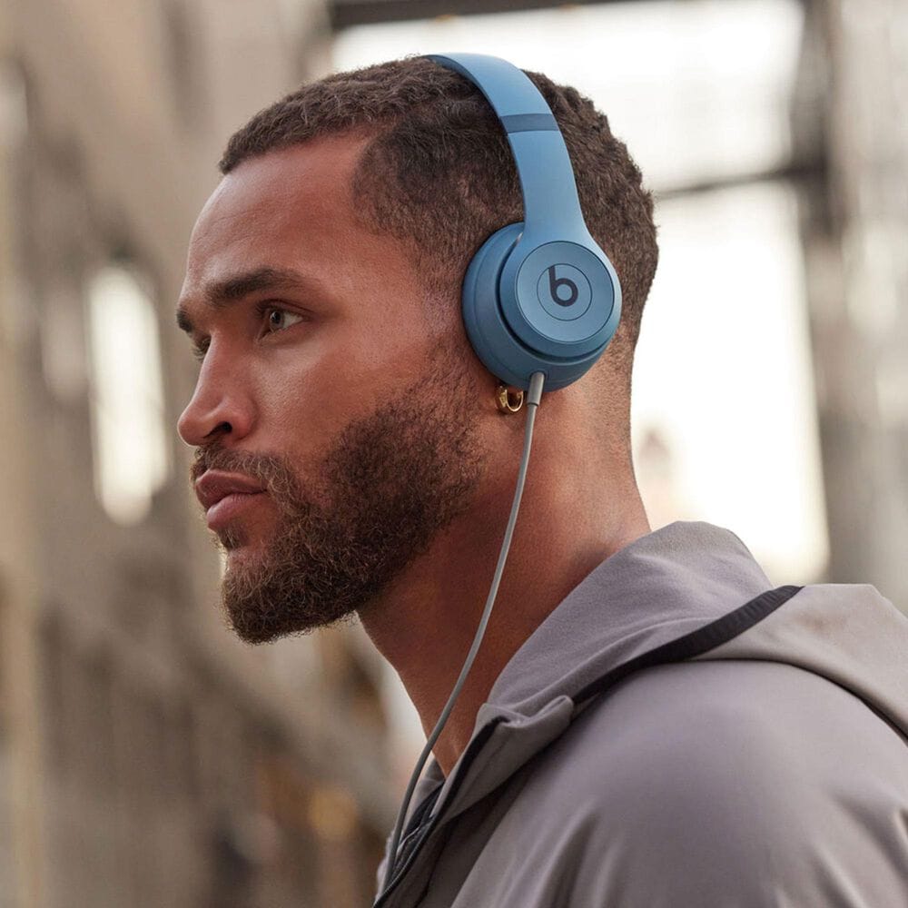 Beats Solo 4 True Wireless On Ear Headphones in Slate Blue, , large