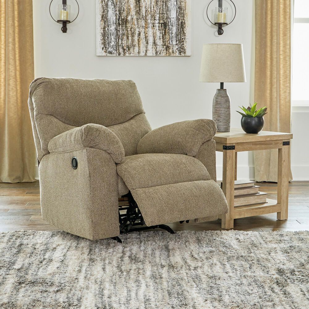 Ashley Alphons Manual Rocker Recliner in Briar, , large