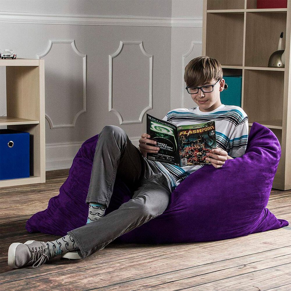 Jaxx 3.5&#39; Pillow Kids Bean Bag in Grape, , large