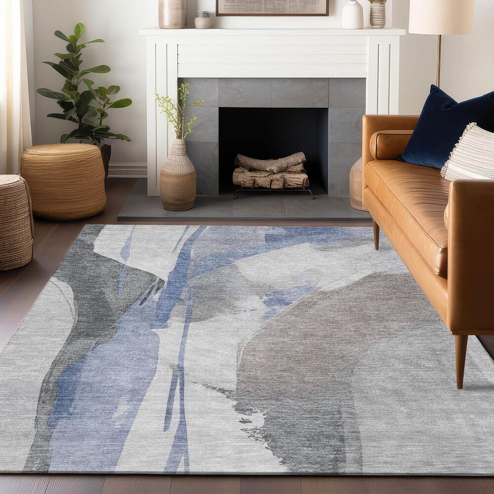 Dalyn Rug Company Ravenna RN7 10&#39; x 14&#39; Denim Area Rug, , large