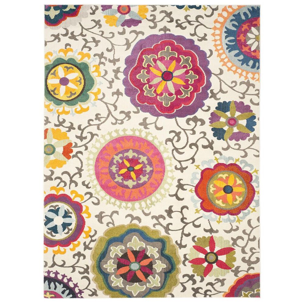Safavieh Monaco MNC233A-10 10&#39; x 14&#39; Ivory/Multi Area Rug, , large
