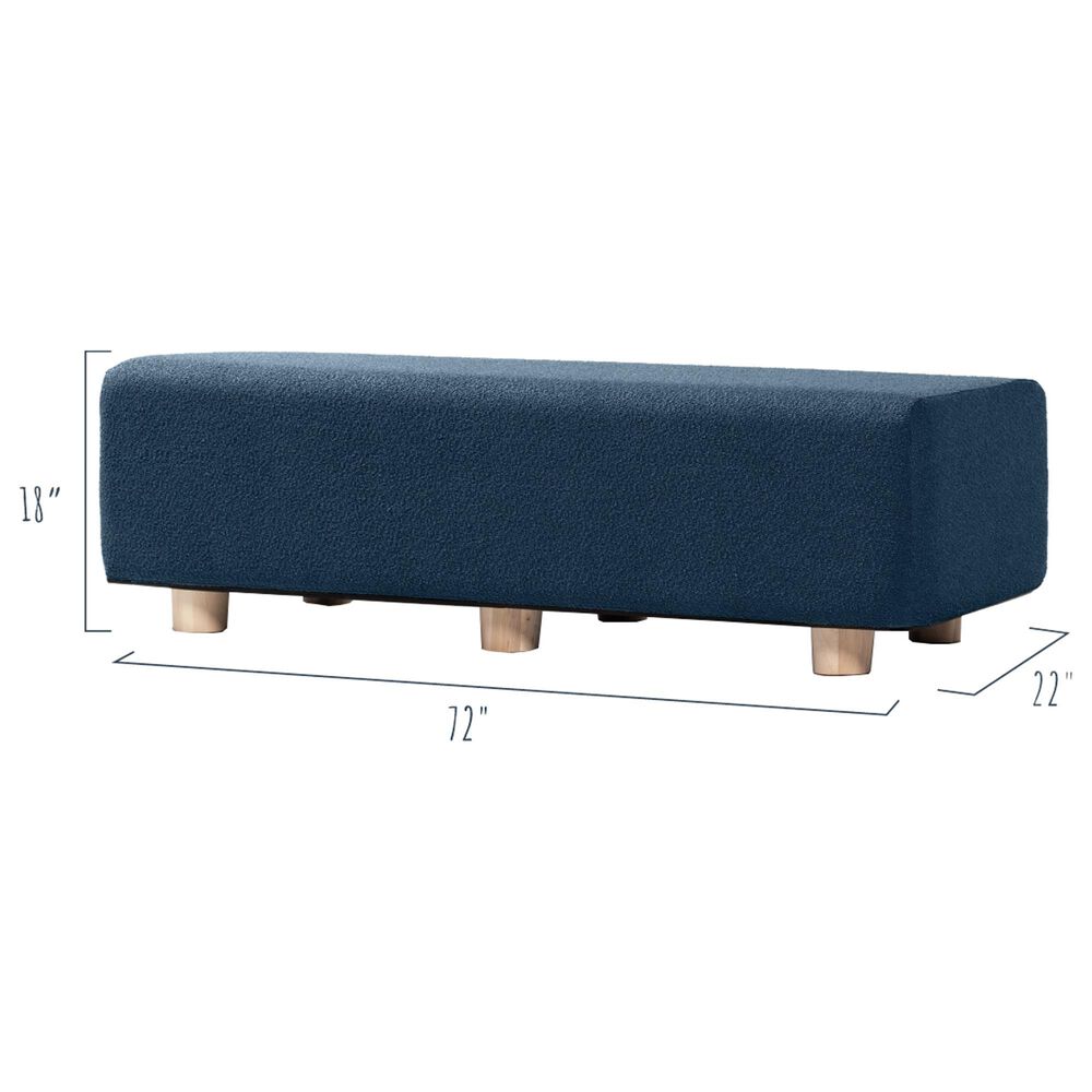 Jaxx Caya 4-In-1 King Bed Bench in Navy, , large