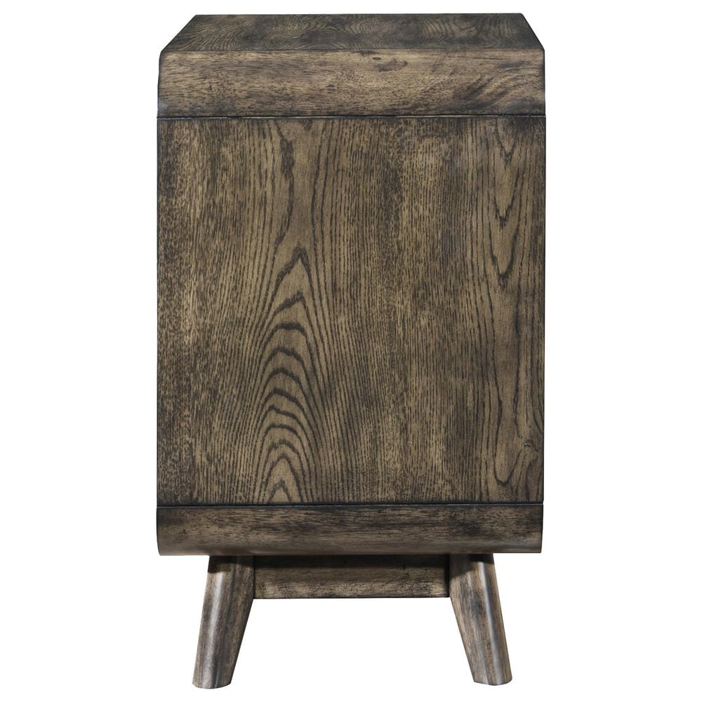 New Heritage Design Rex 1-Drawer Nightstand in Walnut, , large