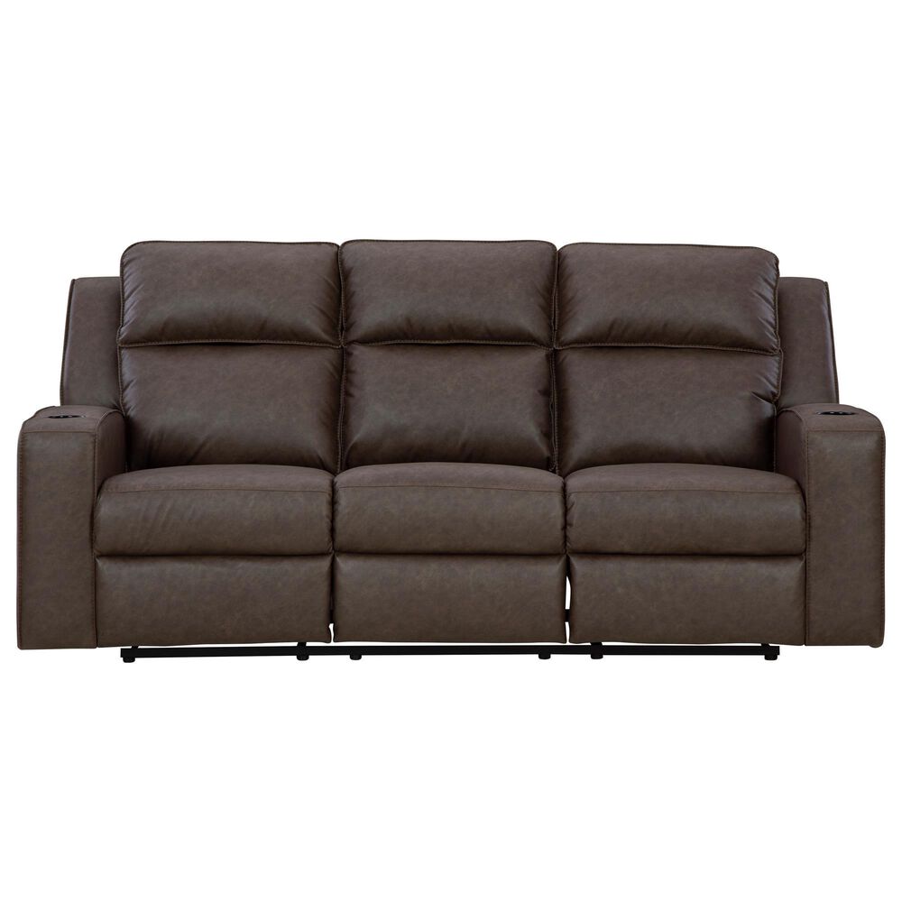 Ashley Lavenhorne Manual Sofa in Umber, , large