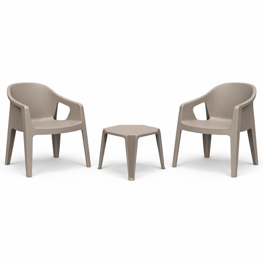 Zentro Living Premo Bistro Chair in Taupe, , large