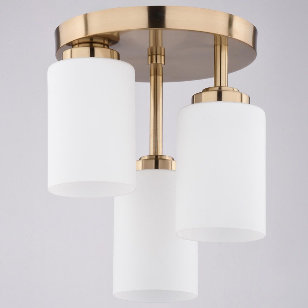 Vaxcel Park Ridge 3-Light Flush Mount in Champagne Gold, , large
