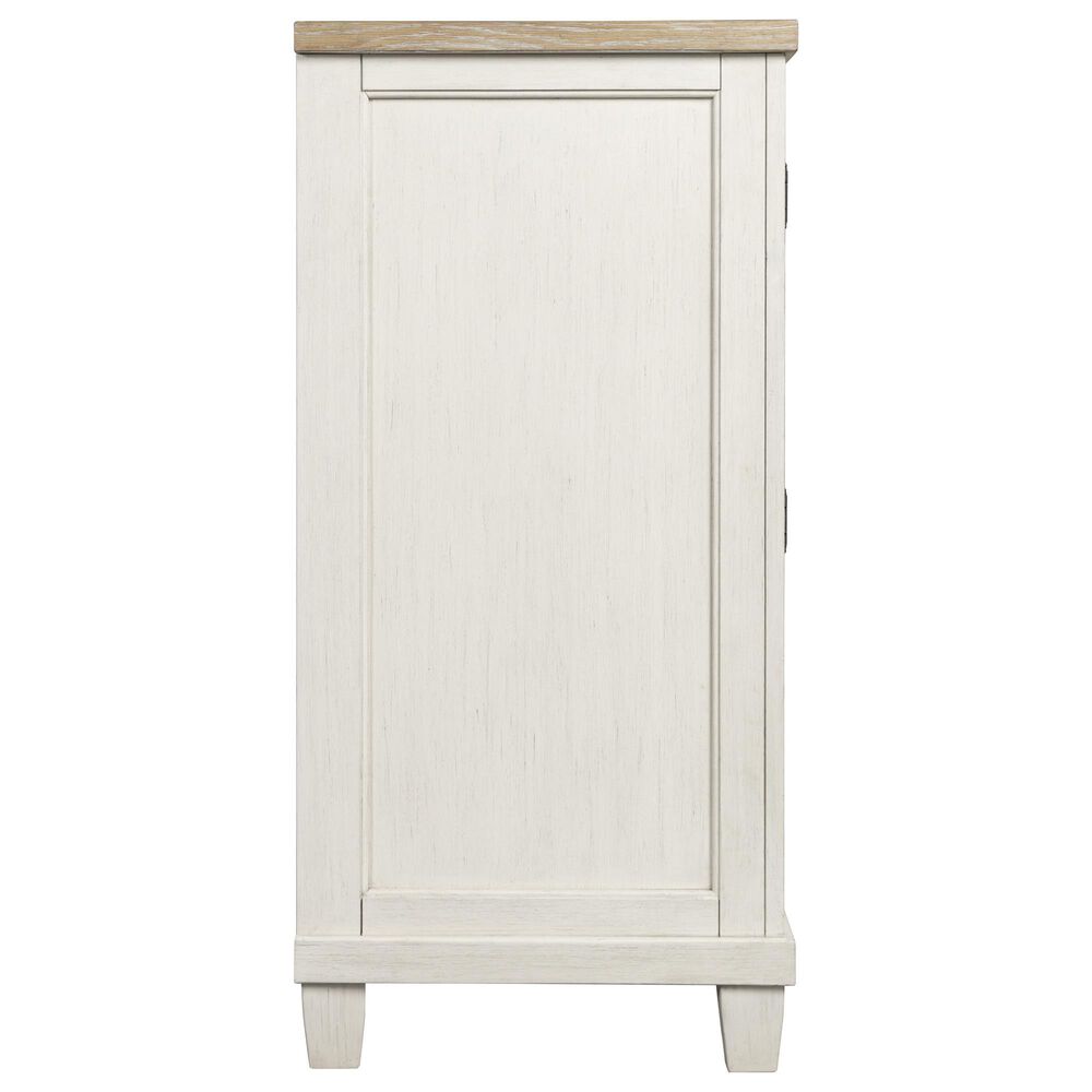 Ashley Shaybrock 3-Piece King Bedroom Set in Antique White and Brown, , large