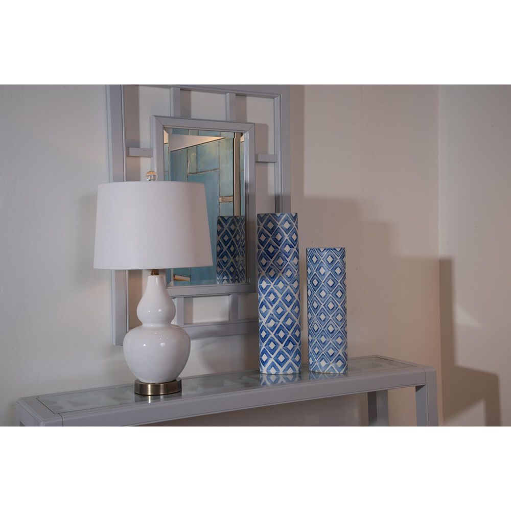 Wildwood Ellis Table Lamp in White and Antique Brass, , large