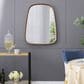 A&B Home Wayne 37.5" Curved Accent Wall Mirror in Brown, , large