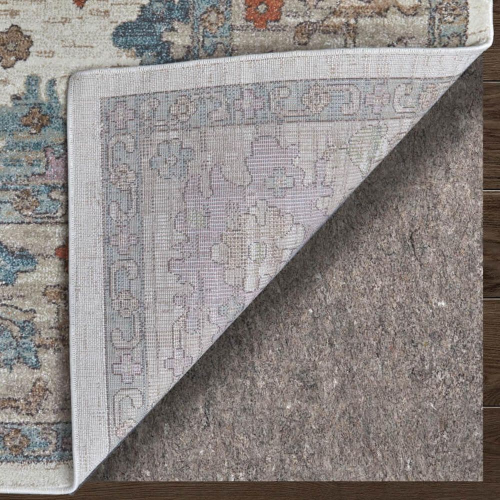 Feizy Dartmouth Ivory and Multicolor 6'4" x 9'2" Area Rug, , large