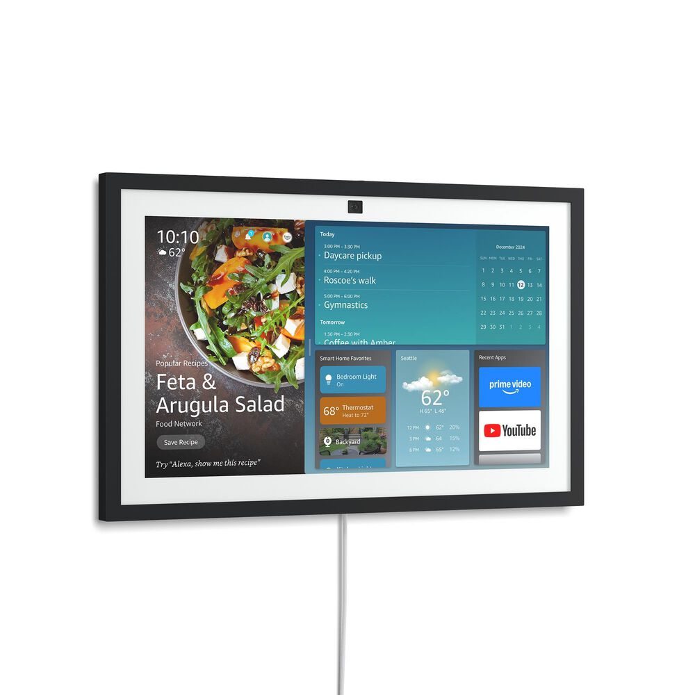 Amazon Echo Show 15 | A stunning HD 15.6&quot; smart kitchen TV for home organization with Alexa, , large