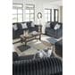 Ashley Midnight-Madness Oversized Chair in Gunmetal, , large