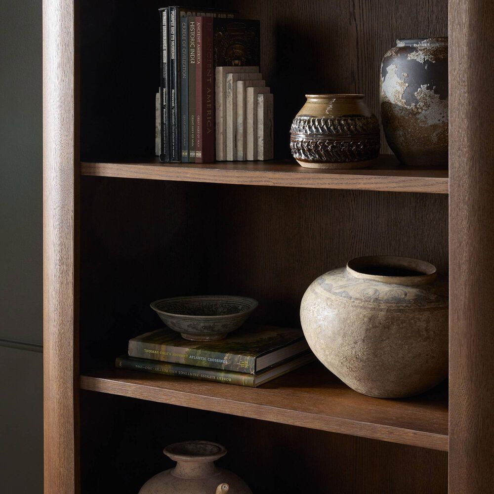 Four Hands Bolton Pilar Bookcase in Almond Oak, , large