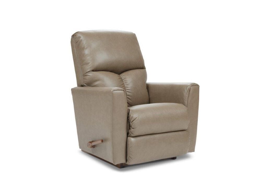 La-Z-Boy Hawthorn Manual Leather Rocker Recliner in Tan, , large