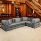 Jaxx Unsofa 2-Piece Modular Right Facing L-Shaped Sectional in Elephant Dark Grey, , large