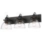 Golden Lighting Hines 3-Light Bath Fixture in Matte Black, , large