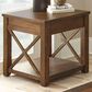 Steve Silver Leon End Table in Mocha and Silver, , large