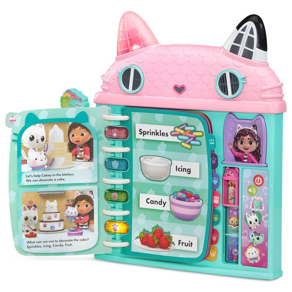 Vtech Gabby&#39;s Dollhouse Cat-a-Vator Book, , large