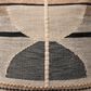 Loloi 22" Square Indoor/Outdoor Throw Pillow in Black, Natural, Tan and Ivory, , large