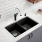 Blanco Diamond 32" Equal Double Bowl Kitchen Sink in Anthracite, , large