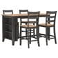 Ashley Gesthaven 5-Piece Counter Dining Set in Light Natural Dark Brown, , large