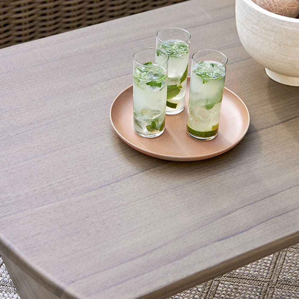 Venture Tamandayu Outdoor Rectangular Cocktail Table in Java, , large