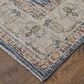 Feizy Pasha 5" x 7"6" Blue and Ivory Area Rug, , large
