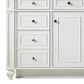 James Martin Vanities Bristol 48" Single Bathroom Vanity in Bright White with Single Hole 3 cm White Zeus Quartz Top and Rectangular Sink, , large