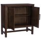 Linon Home Decor Malcolm 2-Door Accent Cabinet in Brown, , large