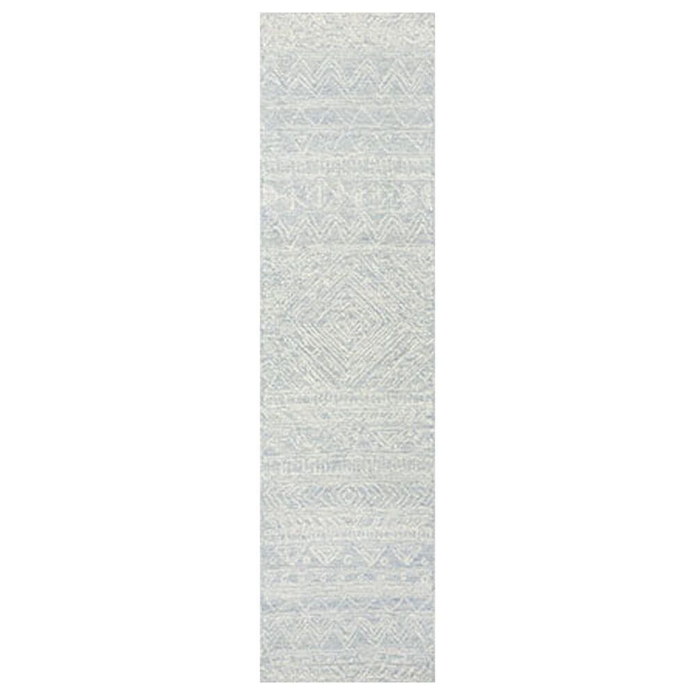 Momeni Mallorca 2" x 8" Light Blue Runner, , large